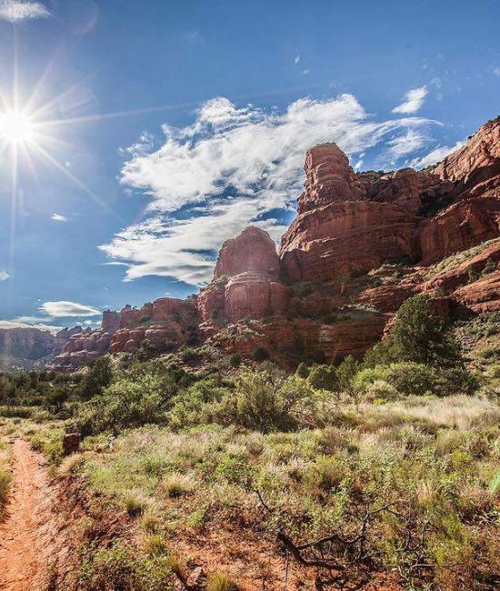 Long canyon and sunshine