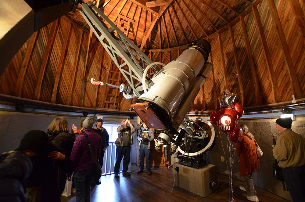 The Pluto Discovery Telescope is open daily for public tours.