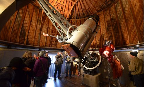 The Pluto Discovery Telescope is open daily for public tours.